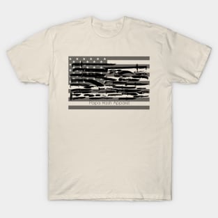 Papa Hash Apparel: Knife Flag T-Shirt